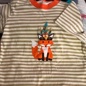 Boys Thanksgiving / Fall Themed Shirt - Fox